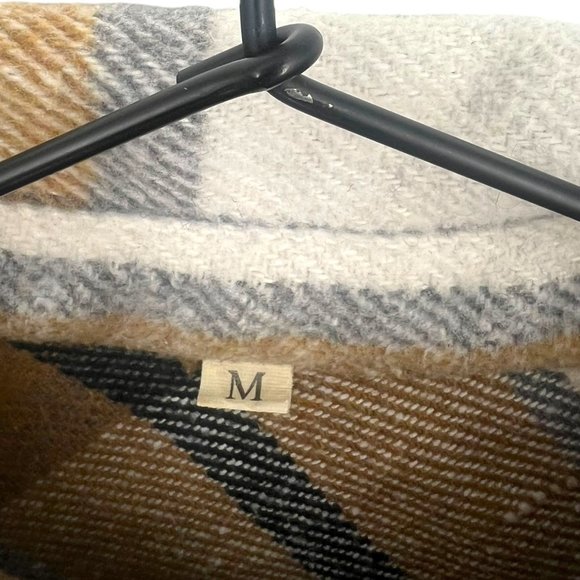 Plaid Button Up Coat | Medium - Picture 4 of 4